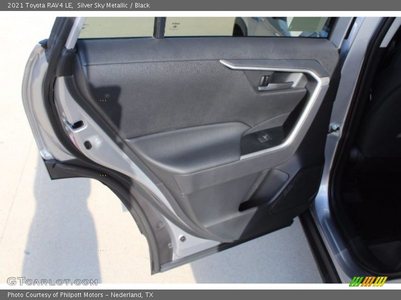 Silver Sky Metallic / Black 2021 Toyota RAV4 LE
