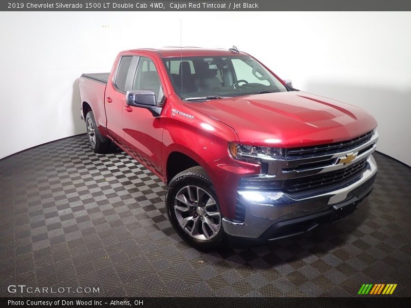 Cajun Red Tintcoat / Jet Black 2019 Chevrolet Silverado 1500 LT Double Cab 4WD