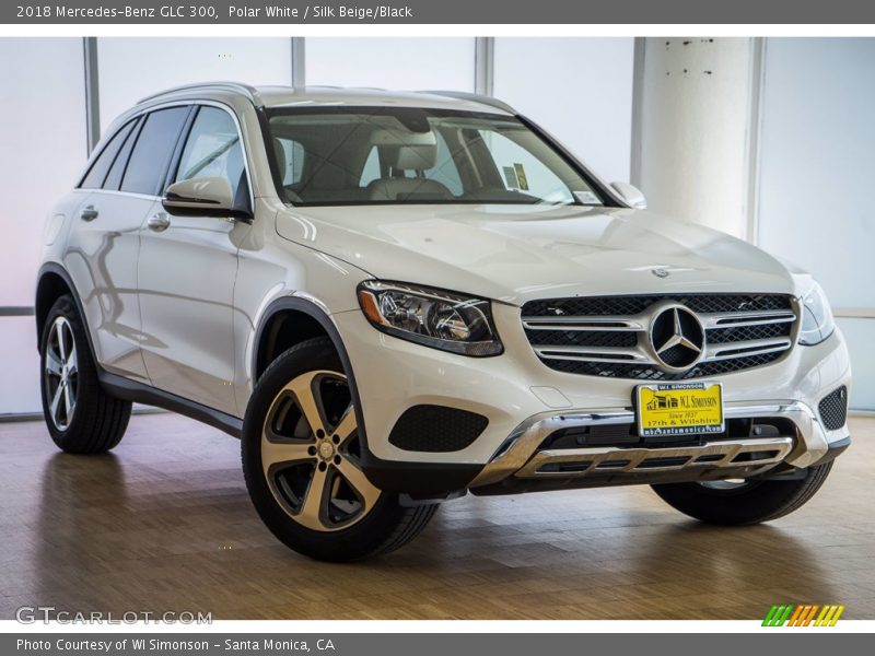Polar White / Silk Beige/Black 2018 Mercedes-Benz GLC 300