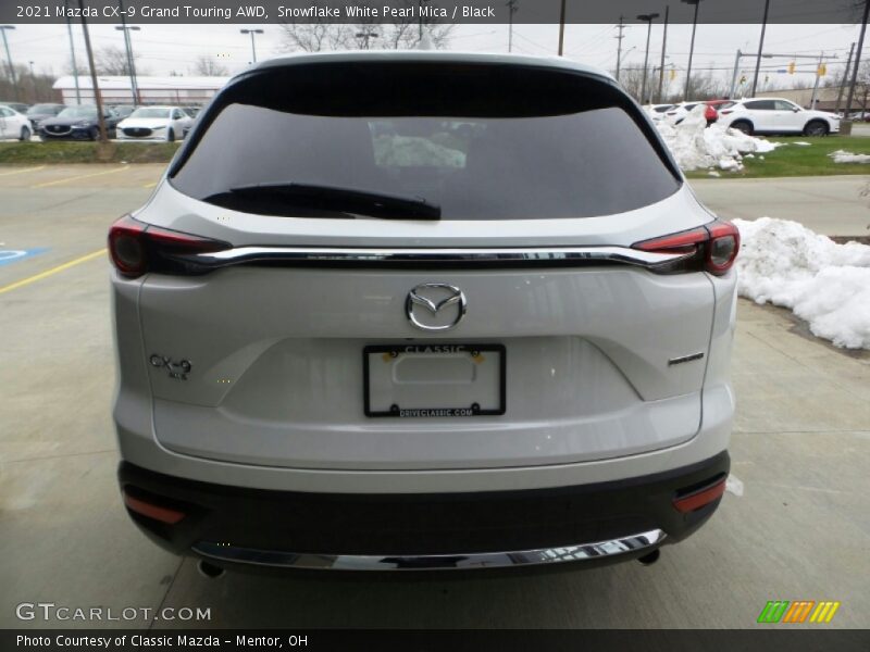 Snowflake White Pearl Mica / Black 2021 Mazda CX-9 Grand Touring AWD