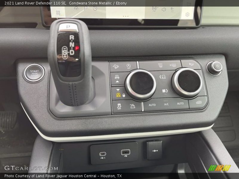 Controls of 2021 Defender 110 SE