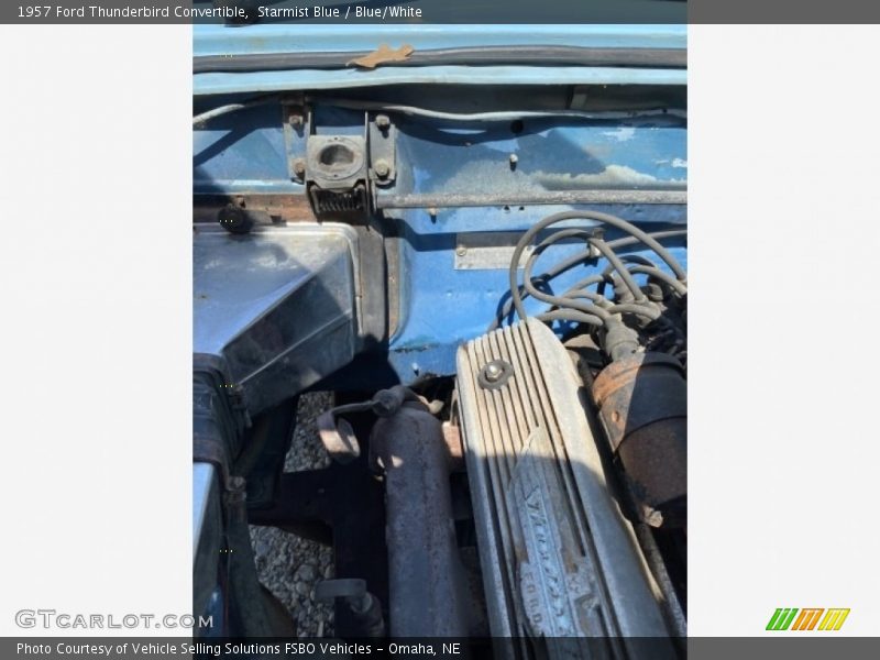 Starmist Blue / Blue/White 1957 Ford Thunderbird Convertible