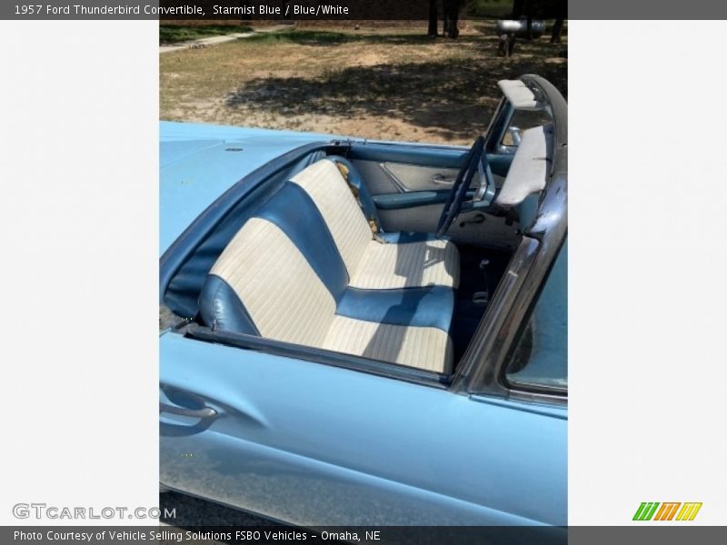 Starmist Blue / Blue/White 1957 Ford Thunderbird Convertible