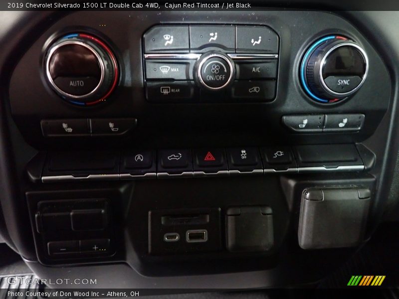 Cajun Red Tintcoat / Jet Black 2019 Chevrolet Silverado 1500 LT Double Cab 4WD