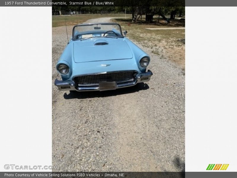 Starmist Blue / Blue/White 1957 Ford Thunderbird Convertible