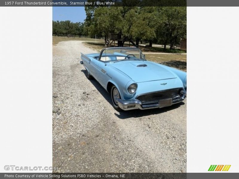 Starmist Blue / Blue/White 1957 Ford Thunderbird Convertible
