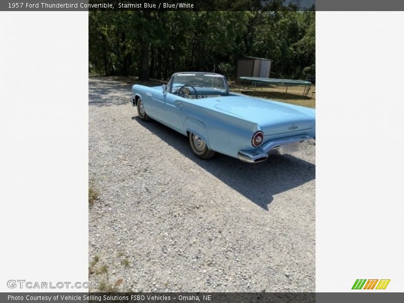 Starmist Blue / Blue/White 1957 Ford Thunderbird Convertible
