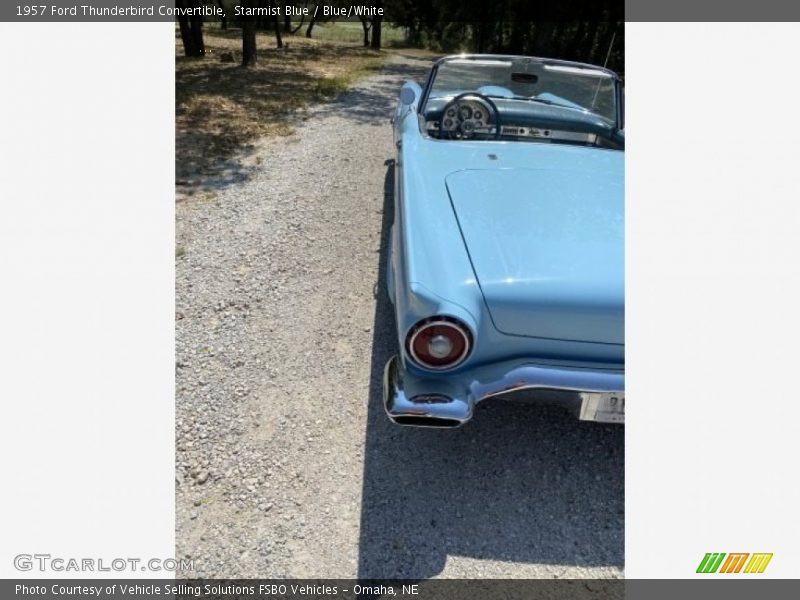 Starmist Blue / Blue/White 1957 Ford Thunderbird Convertible