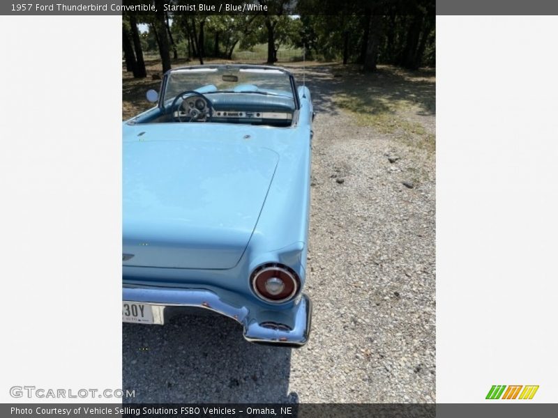 Starmist Blue / Blue/White 1957 Ford Thunderbird Convertible