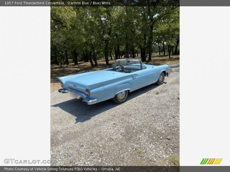 Starmist Blue / Blue/White 1957 Ford Thunderbird Convertible