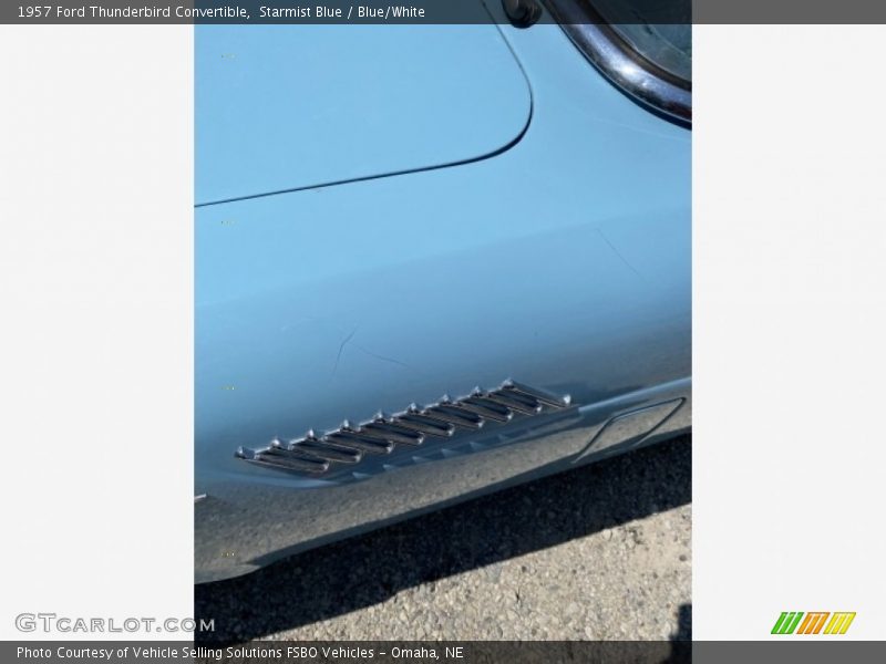 Starmist Blue / Blue/White 1957 Ford Thunderbird Convertible