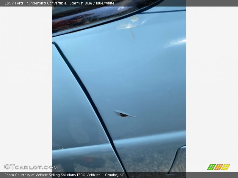 Starmist Blue / Blue/White 1957 Ford Thunderbird Convertible