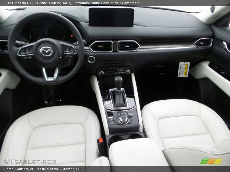  2021 CX-5 Grand Touring AWD Parchment Interior