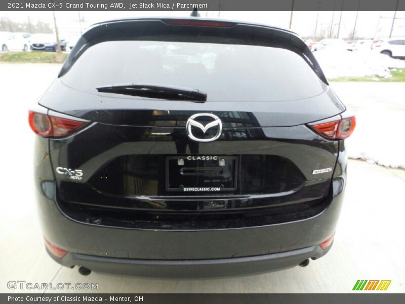 Jet Black Mica / Parchment 2021 Mazda CX-5 Grand Touring AWD
