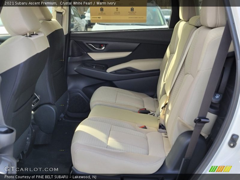 Crystal White Pearl / Warm Ivory 2021 Subaru Ascent Premium