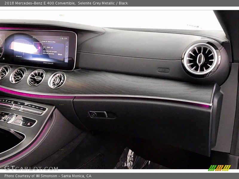 Selenite Grey Metallic / Black 2018 Mercedes-Benz E 400 Convertible