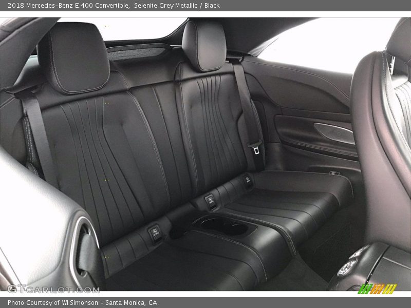 Selenite Grey Metallic / Black 2018 Mercedes-Benz E 400 Convertible