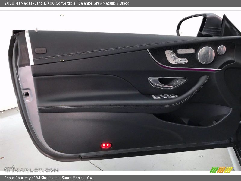 Selenite Grey Metallic / Black 2018 Mercedes-Benz E 400 Convertible