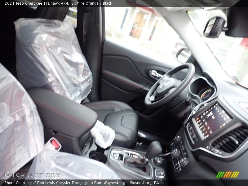 Spitfire Orange / Black 2021 Jeep Cherokee Traihawk 4x4