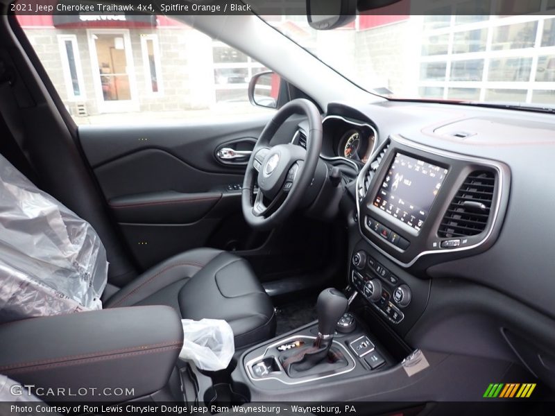 Spitfire Orange / Black 2021 Jeep Cherokee Traihawk 4x4