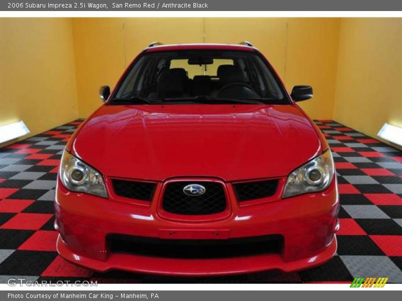San Remo Red / Anthracite Black 2006 Subaru Impreza 2.5i Wagon