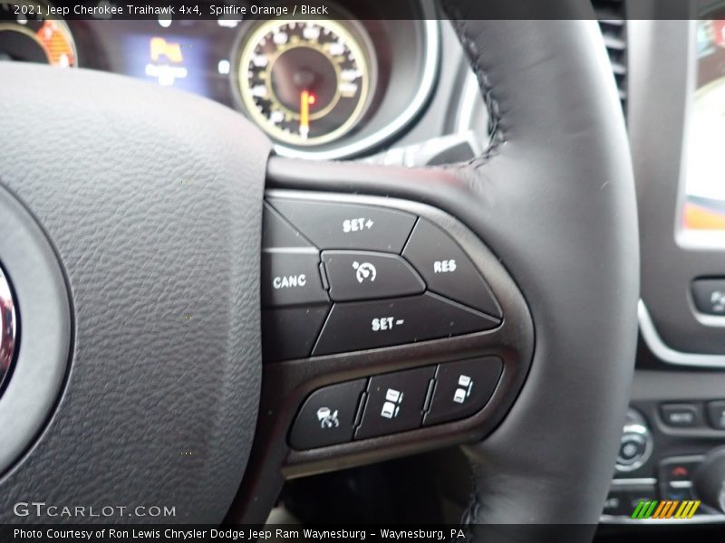 Spitfire Orange / Black 2021 Jeep Cherokee Traihawk 4x4