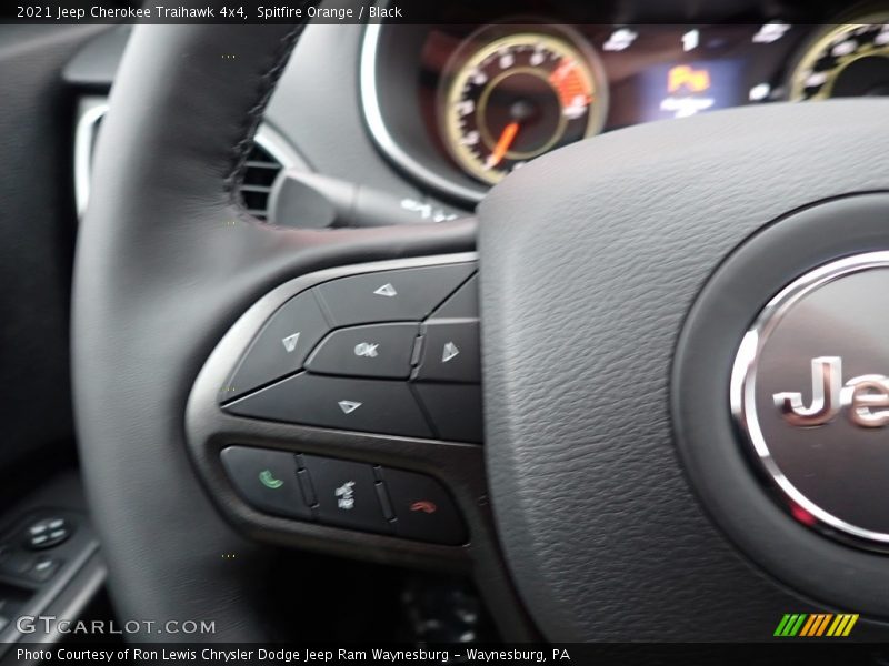Spitfire Orange / Black 2021 Jeep Cherokee Traihawk 4x4