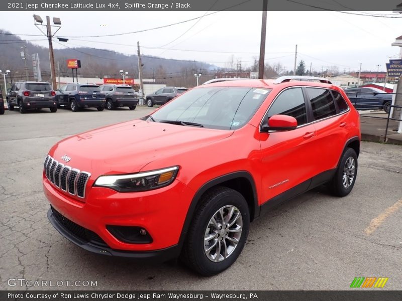 Spitfire Orange / Black 2021 Jeep Cherokee Latitude Lux 4x4