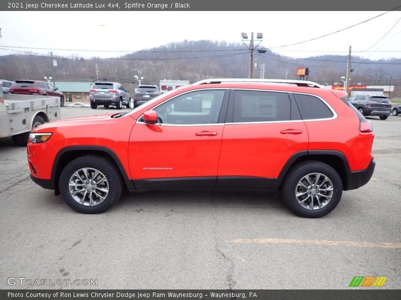 Spitfire Orange / Black 2021 Jeep Cherokee Latitude Lux 4x4