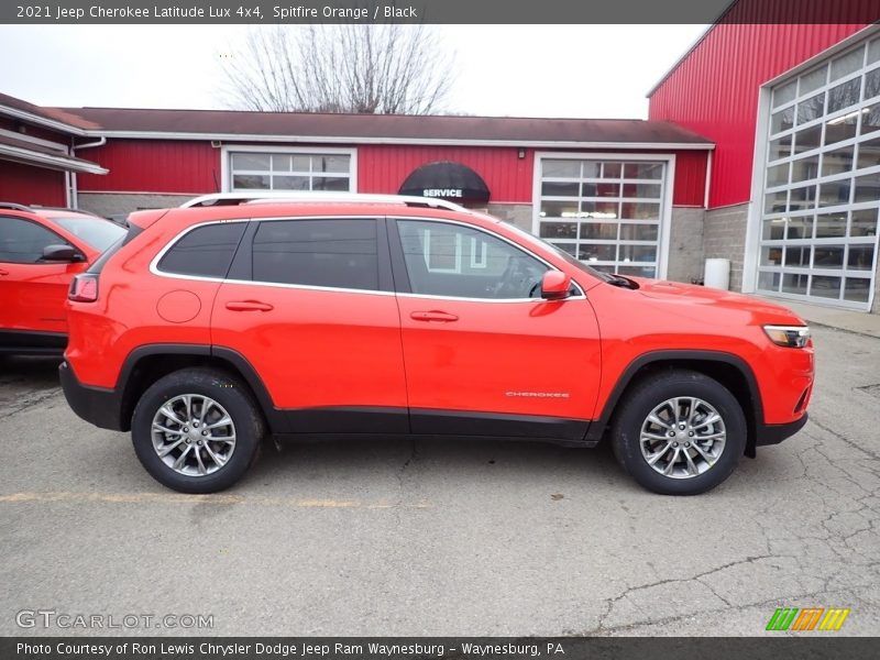 Spitfire Orange / Black 2021 Jeep Cherokee Latitude Lux 4x4