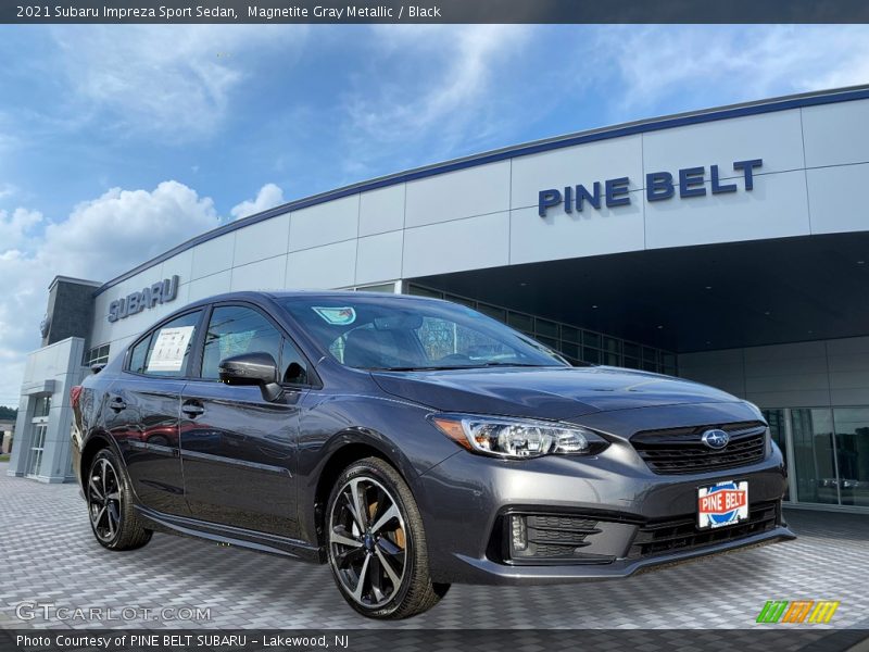 Magnetite Gray Metallic / Black 2021 Subaru Impreza Sport Sedan