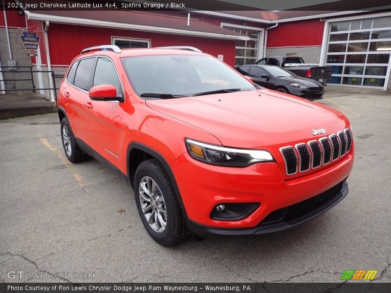 Spitfire Orange / Black 2021 Jeep Cherokee Latitude Lux 4x4