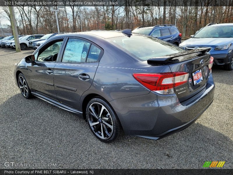 Magnetite Gray Metallic / Black 2021 Subaru Impreza Sport Sedan