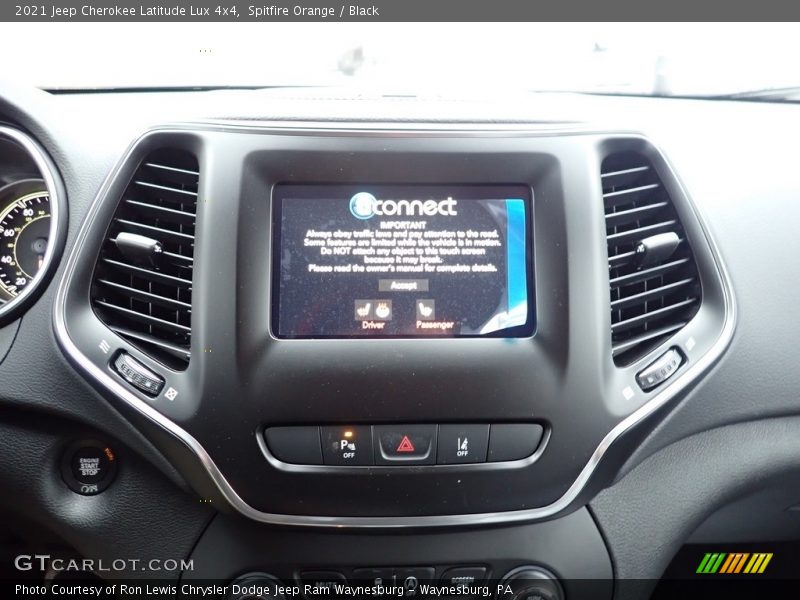 Spitfire Orange / Black 2021 Jeep Cherokee Latitude Lux 4x4