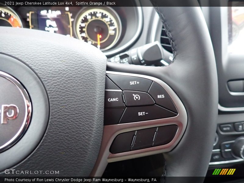 Spitfire Orange / Black 2021 Jeep Cherokee Latitude Lux 4x4