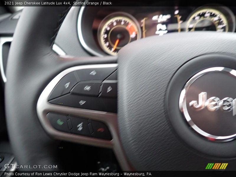 Spitfire Orange / Black 2021 Jeep Cherokee Latitude Lux 4x4