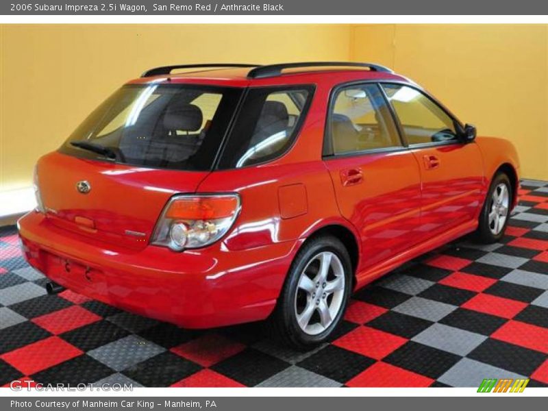 San Remo Red / Anthracite Black 2006 Subaru Impreza 2.5i Wagon