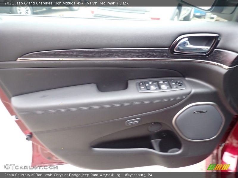Velvet Red Pearl / Black 2021 Jeep Grand Cherokee High Altitude 4x4