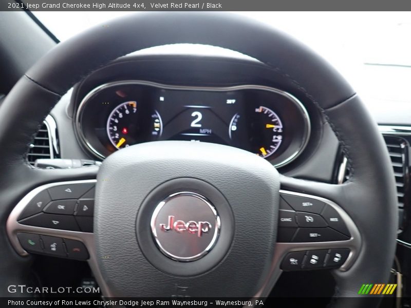 Velvet Red Pearl / Black 2021 Jeep Grand Cherokee High Altitude 4x4