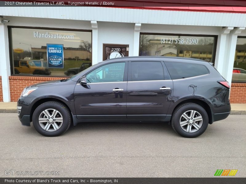 Tungsten Metallic / Ebony 2017 Chevrolet Traverse LT AWD