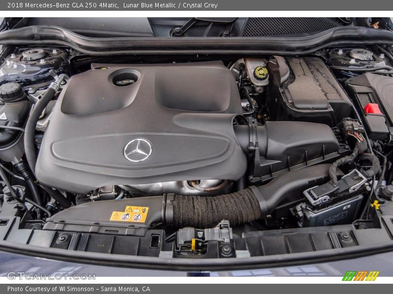 Lunar Blue Metallic / Crystal Grey 2018 Mercedes-Benz GLA 250 4Matic
