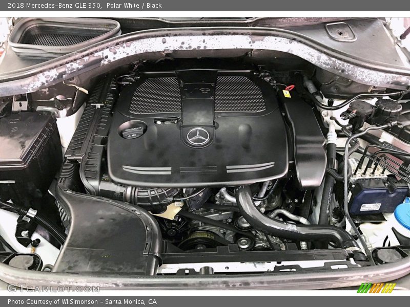 Polar White / Black 2018 Mercedes-Benz GLE 350