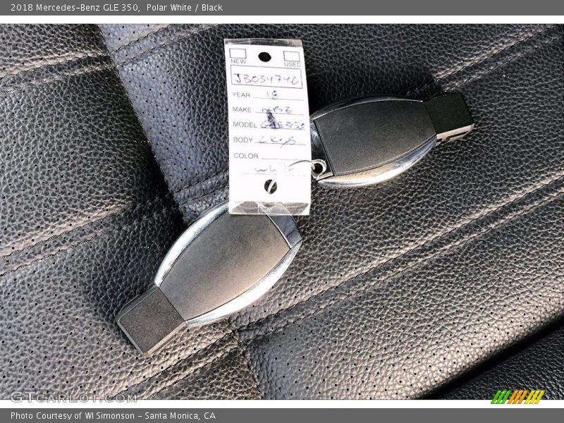 Polar White / Black 2018 Mercedes-Benz GLE 350