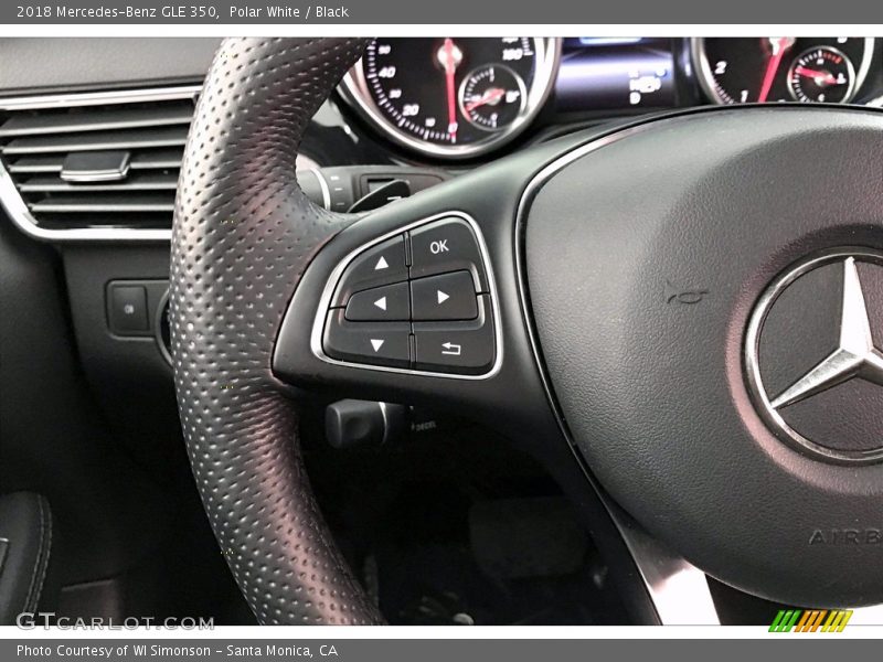 Polar White / Black 2018 Mercedes-Benz GLE 350