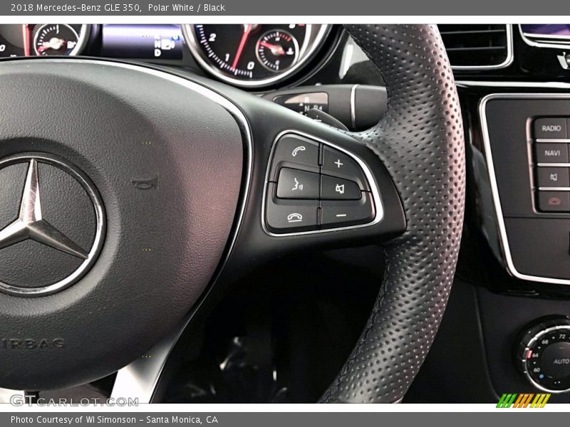 Polar White / Black 2018 Mercedes-Benz GLE 350
