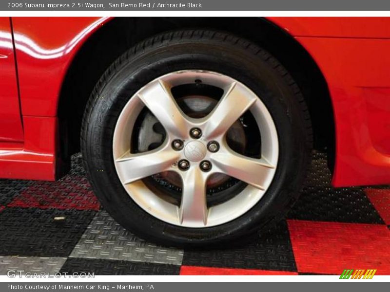 San Remo Red / Anthracite Black 2006 Subaru Impreza 2.5i Wagon
