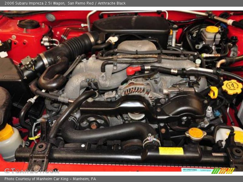 San Remo Red / Anthracite Black 2006 Subaru Impreza 2.5i Wagon