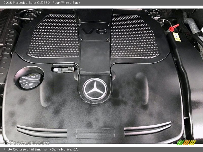 Polar White / Black 2018 Mercedes-Benz GLE 350