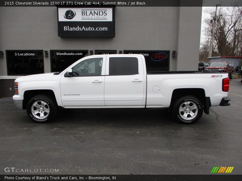 Summit White / Jet Black 2015 Chevrolet Silverado 1500 LT Z71 Crew Cab 4x4