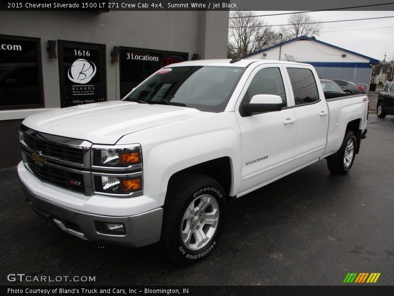 Summit White / Jet Black 2015 Chevrolet Silverado 1500 LT Z71 Crew Cab 4x4